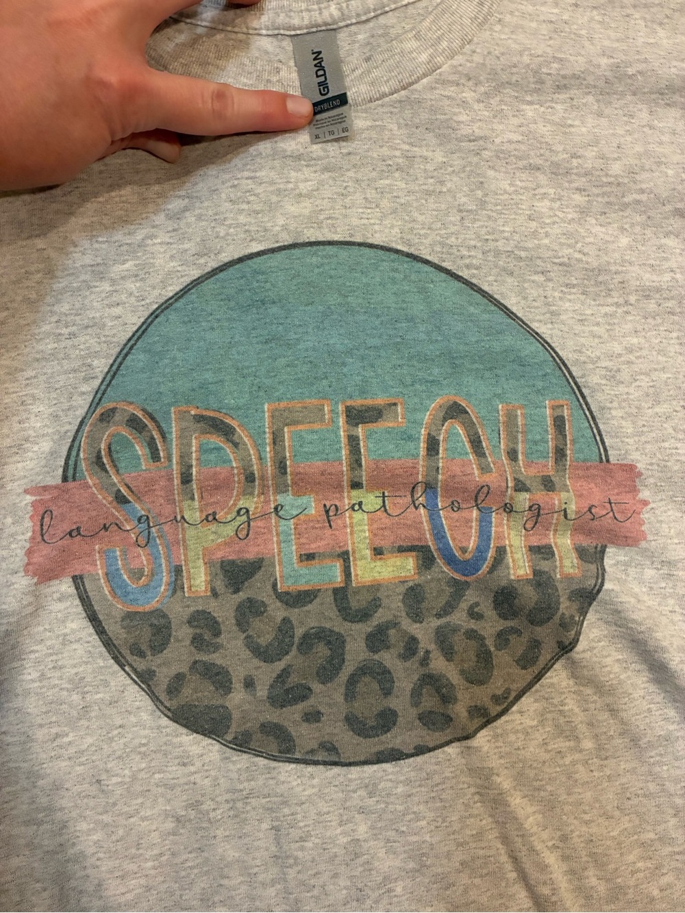 Lot of 5 womens XL Graphic Speech Therapy / SLP T-Shirts - Picture 2 of 7